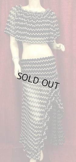 画像1: 	Amira Jamila オリジナル☆レッスンウェア＊crochet white black ＊